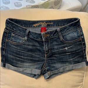 Arizona Jean Company Women's Denim Shorts - Dark Blue